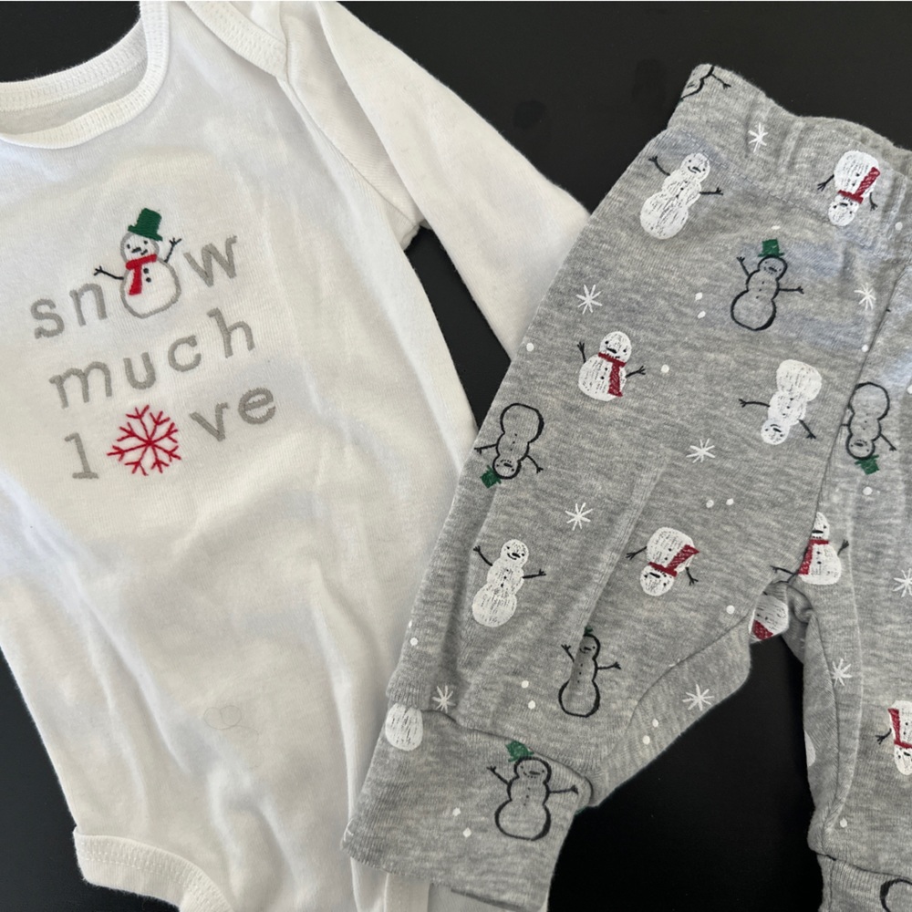 Carter’s Just One You, 3M, Snowman Outfit